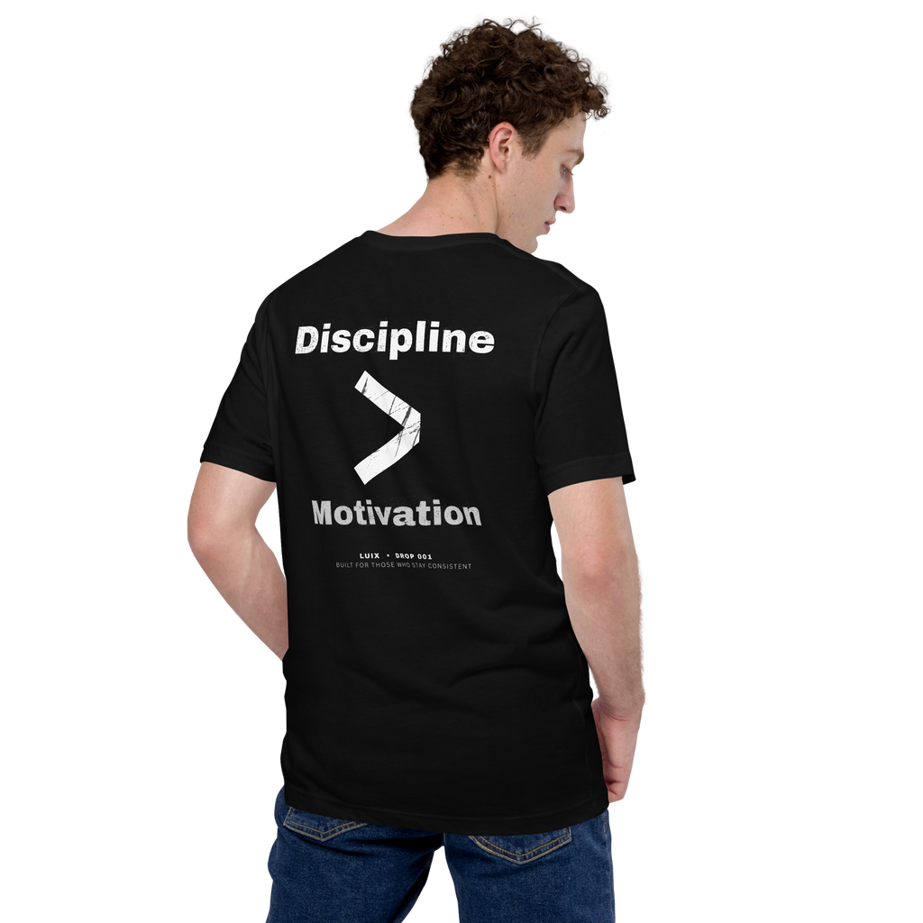 LUIX T-Shirt Schwarz – Drop 001