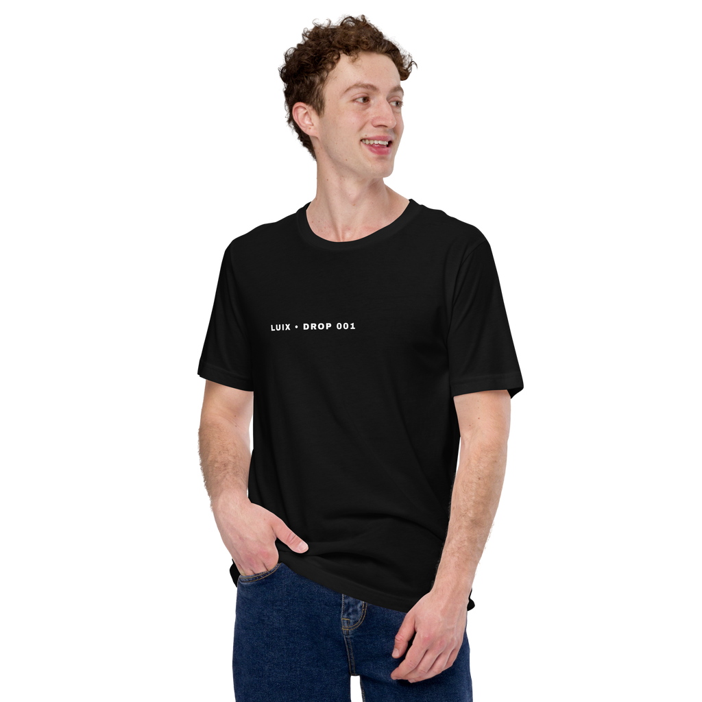 LUIX T-Shirt Schwarz – Drop 001