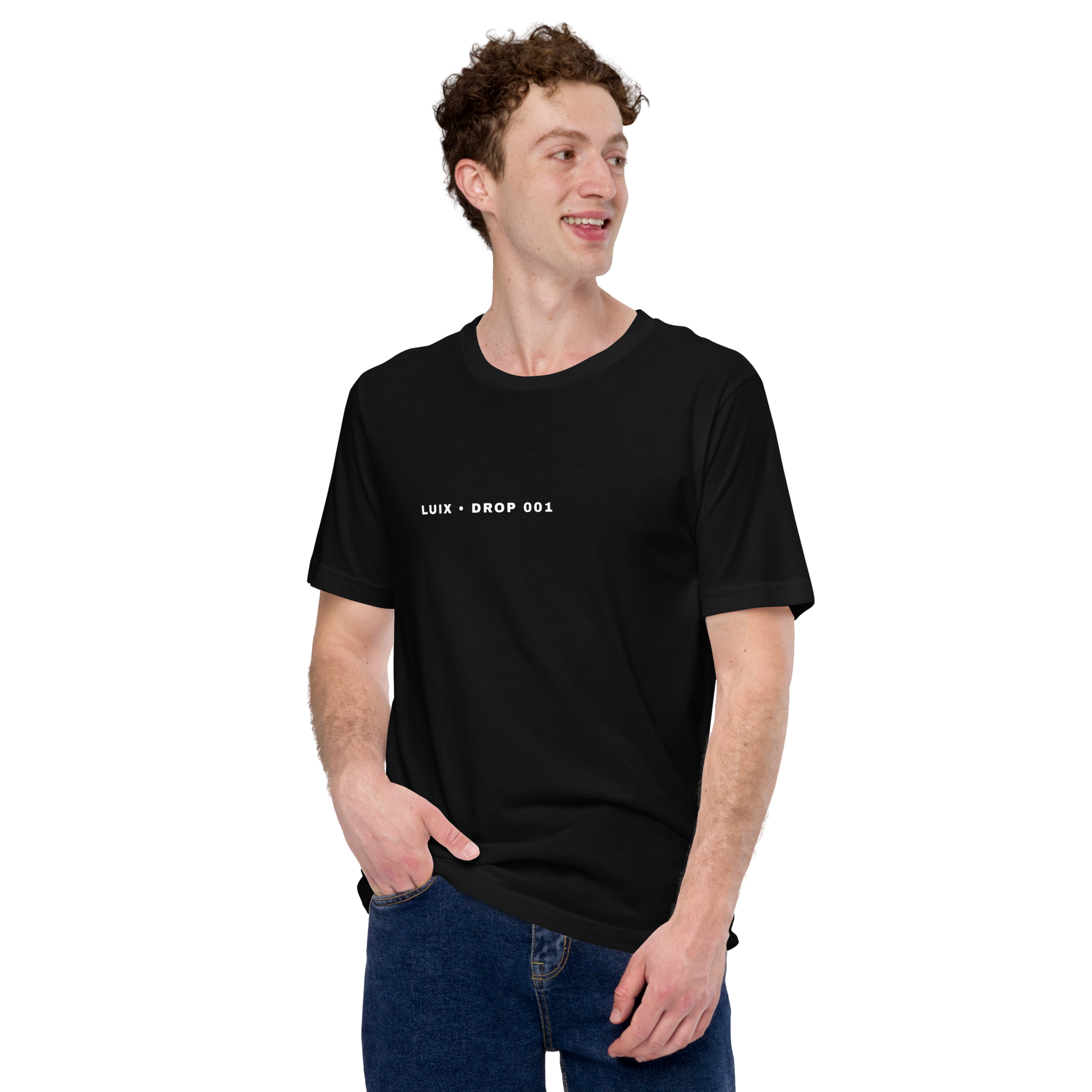 LUIX T-Shirt Schwarz – Drop 001