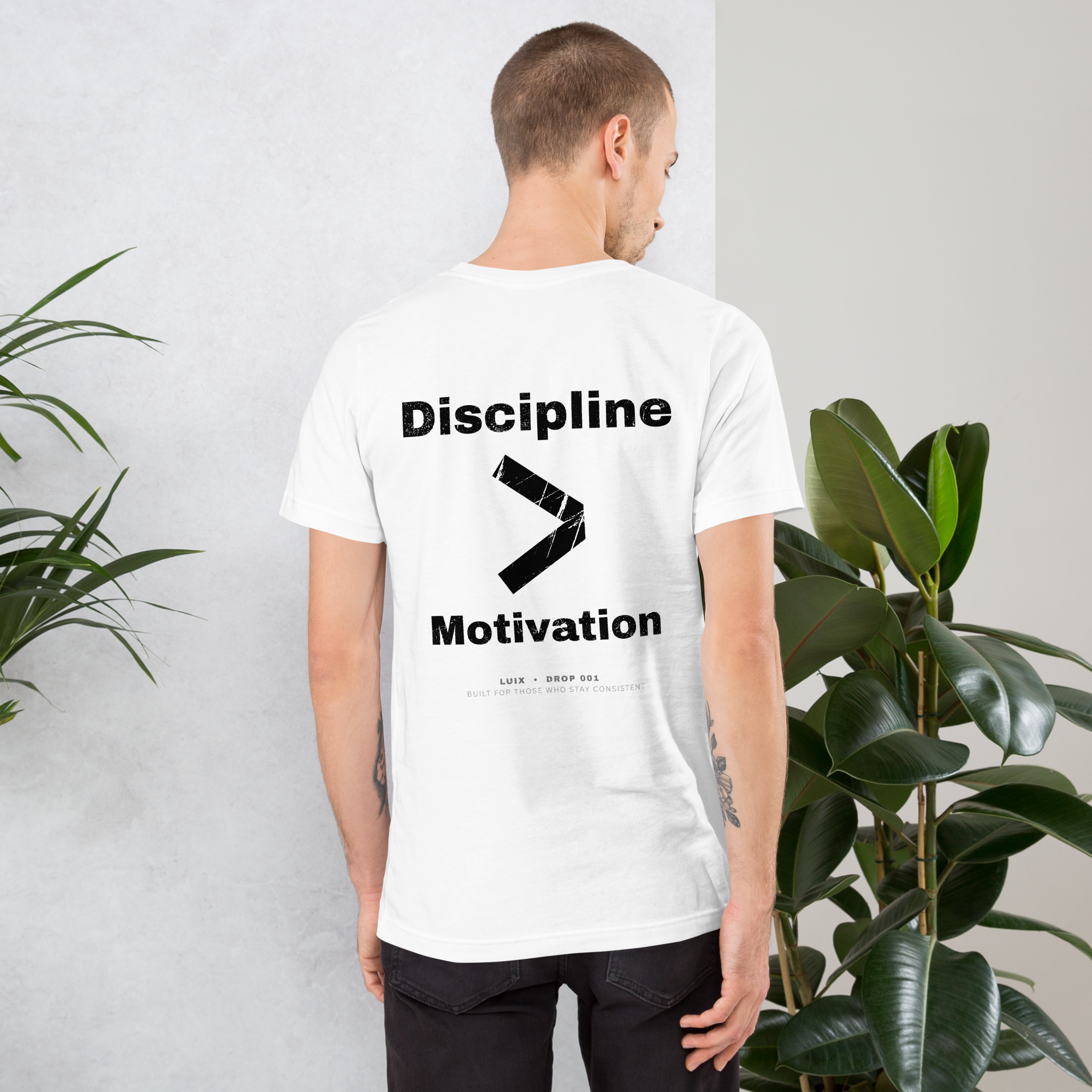 LUIX T-Shirt Weiß – Drop 001
